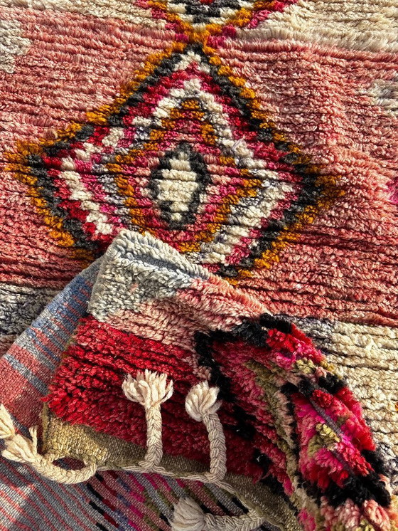 Image 1 of Moroccan Runner Rug 80 x 300 cm – Handmade Wool Berber Hallway Rug with Geometric Pattern