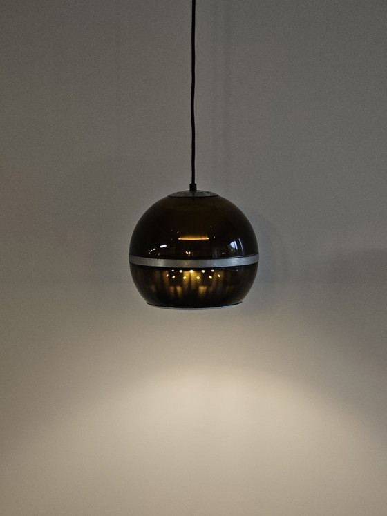 Suspension vintage Dijkstra en plastique, Noir (photo 6 sur 11)