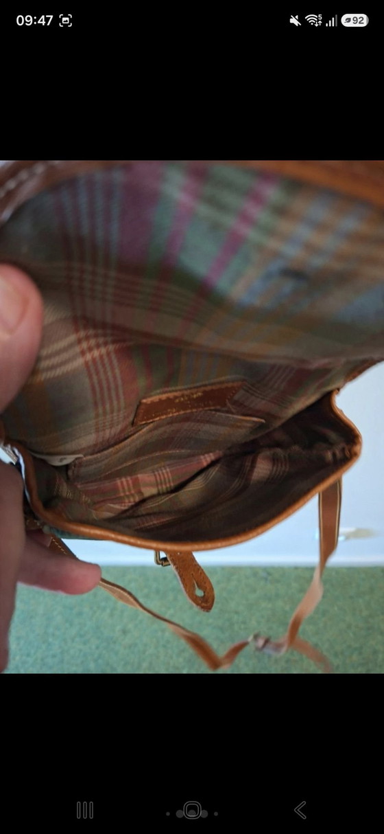 Borsa a tracolla piccola vintage Mulberry Scotchgrain stile saddlebag – Borse a tracolla, Pelle, Tessile (photo 8 of 12)