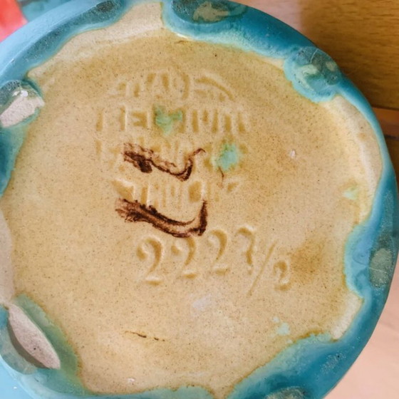 Een paar vintage West-Duitse vazen – Ceramic (photo 11 of 13)