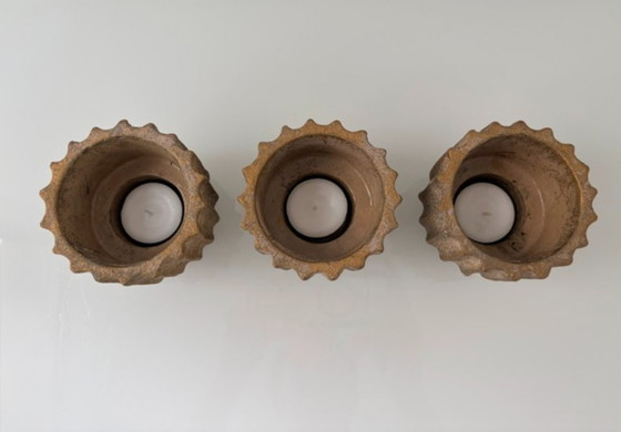 Set di 3 Portacandele Robusti – Urban Design – Ceramic (photo 4 of 10)