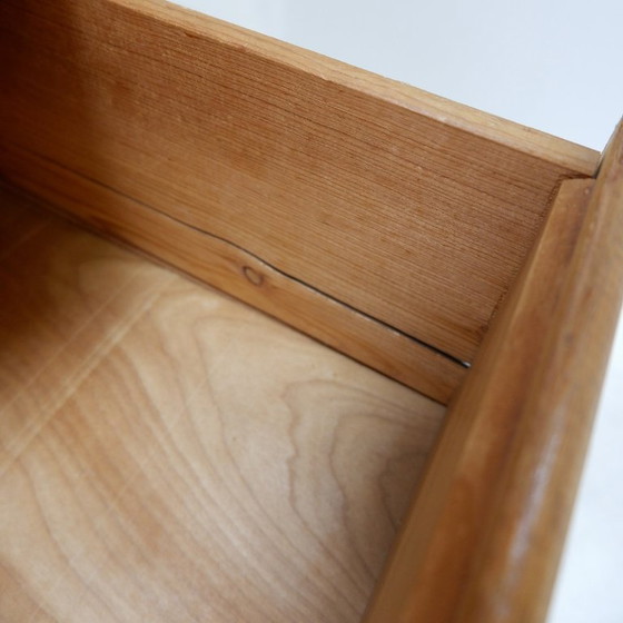 Image 1 of Vintage ladekast met 6 laden van massief grenenhout - jaren 70