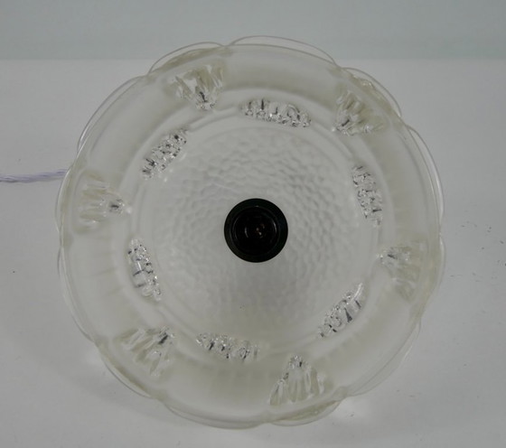 Image 1 of Lampada a sospensione vintage Ezan Art Déco con ghiaccioli