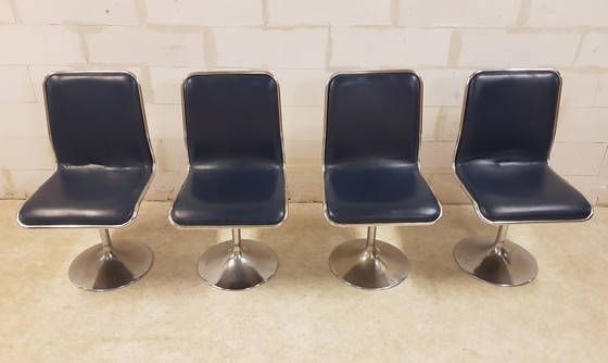 Image 1 of Sedie a tromba a tulipano Tacke dell'era spaziale degli anni '70