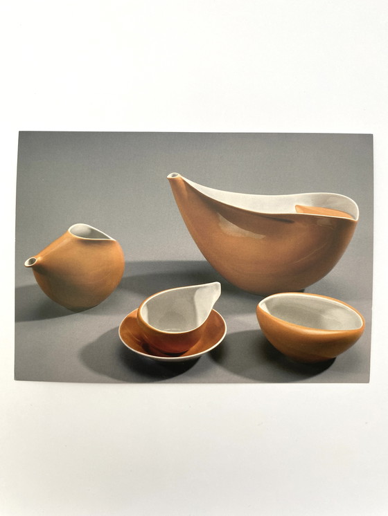 Image 1 of Lubomir Tomaszewski Modernist Ceramic Coffee Serving Set, 1962