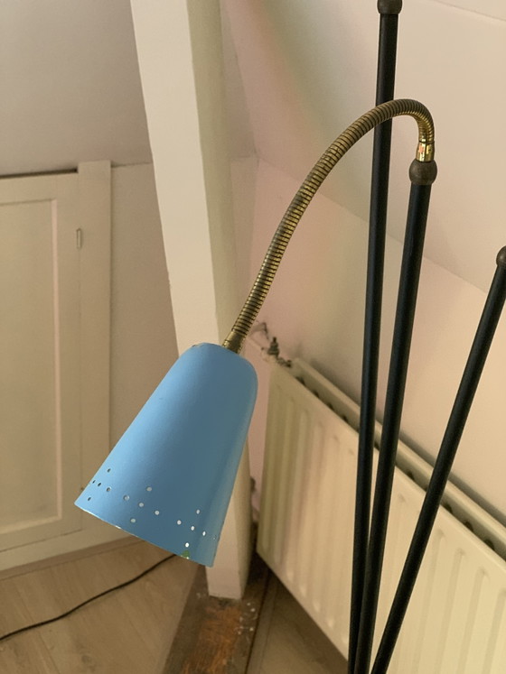 Image 1 of Hagoort Mid-Century Modern floor lamp 1950s