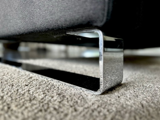 Image 1 of Divani Rolf Benz EGO G; 2 pezzi (3 + 2 posti; tessuto nero)