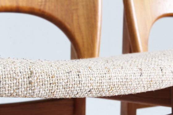 Image 1 of 5 Vintage Danish Mid - Century dining chairs Glostrup
