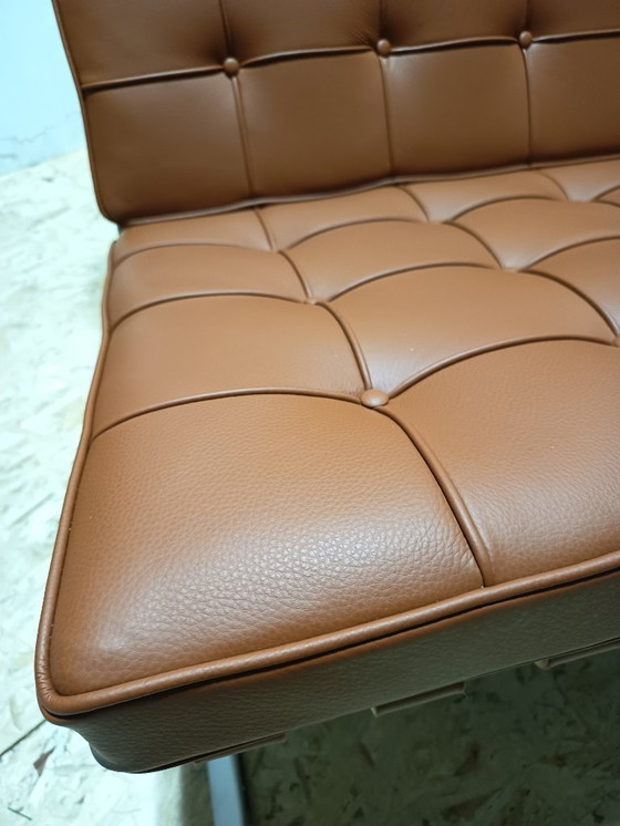 Image 1 of Sillones KNOLL Studio Barcelona (NUEVA Serie 2026) en piel natural (color coñac)