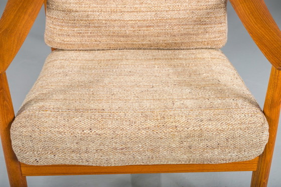 Image 1 of Deense moderne zitset in teakhout van Arne Vodder voor France & Søn, jaren 60, set van 3