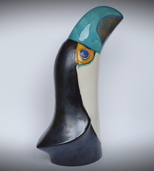 Toekan, keramiek, ontwerp Slawomir Budka (39 cm)