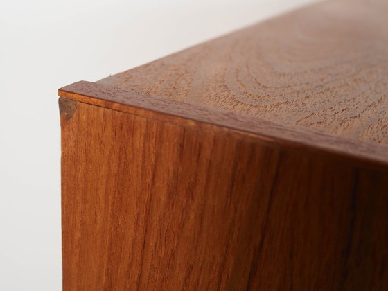 Image 1 of Teakholz-Bücherregal, dänisches Design, 1970er Jahre, hergestellt in Dänemark