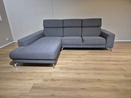 Image 1 of Xooon Ecksofa - Anthrazit - Stoff - Design - Kopfstützen