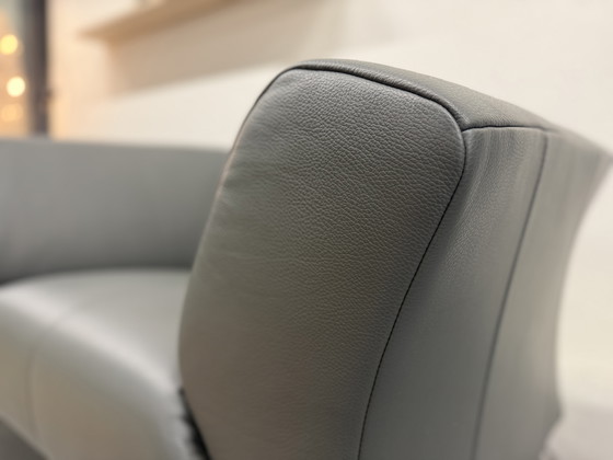 Image 1 of 2 Rolf Benz 322 Armchairs Gray Leather