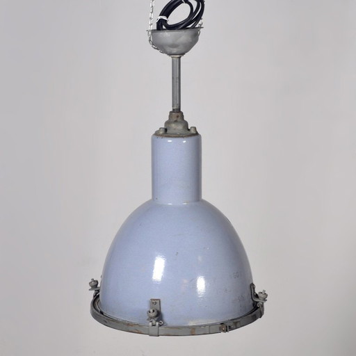 Lampada a sospensione industriale Bauhaus, anni '50