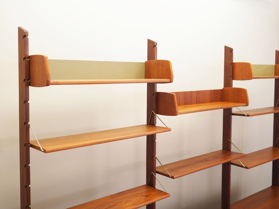 Image 1 of Teak System Bookcase, Norwegian Design, 1960s, Production: Blindheim Mobelfabrikk, Designer: John Texmon & Einar Blindheim
