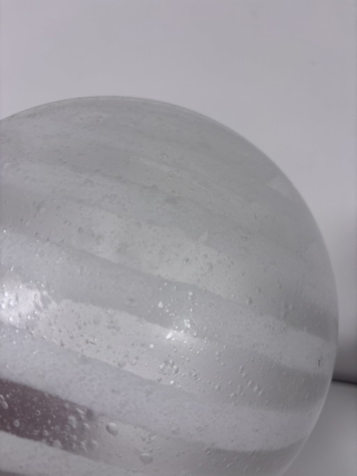 Plafonnier vintage en laiton Peill & Putzler « Zèbre » – Style années 70 – plafondlampen, Glass (photo 2 of 10)