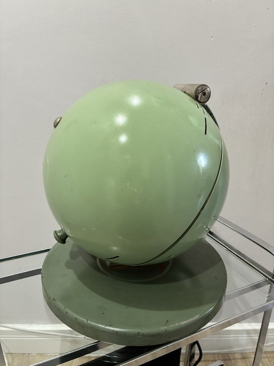 Lampada al quarzo Hanau S 100 prebellica, epoca Bauhaus, anni '20-'30, Lampade da tavolo, Metallo, Verde (foto 6 di 8)