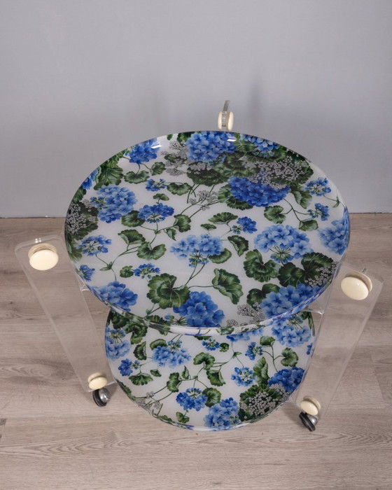 Image 1 of VINTAGE 70'S PLASTIC TROLLEY DESIGNED BY L.MASSONI FOR GUZZINI