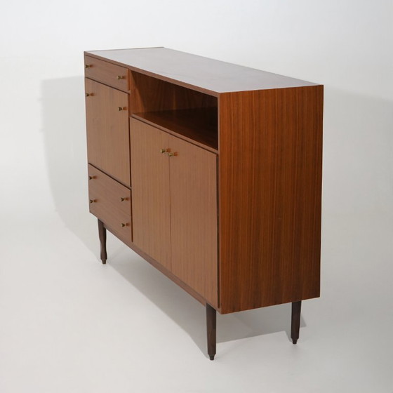 Wooden Sideboard With Integrated Bar, 1960s (photo 6 of 15)