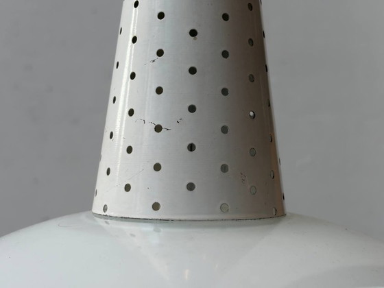 Image 1 of Hanglamp van Mathieu Matégot voor Holophane, Frankrijk, jaren 1950.