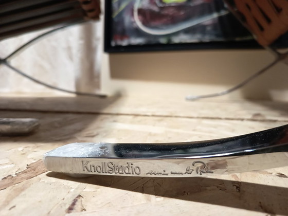 Image 1 of Sillones KNOLL Studio Barcelona (NUEVA Serie 2026) en piel natural (color coñac)