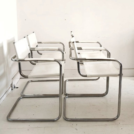 Image 1 of Breuer stoelen mart stam wit x4