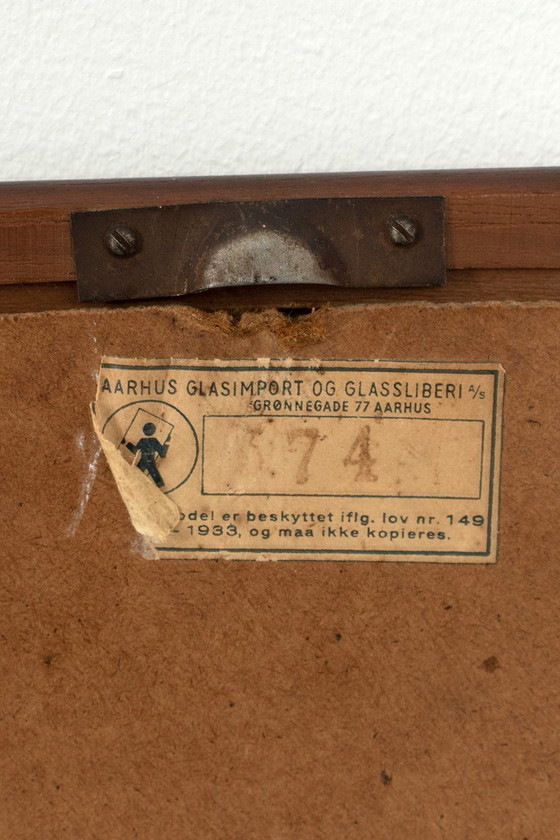 Image 1 of Danish vintage mirror