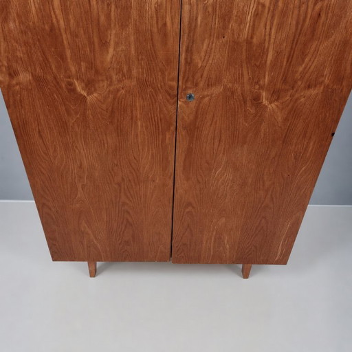 Armoire vintage couleur frêne, années 1970
