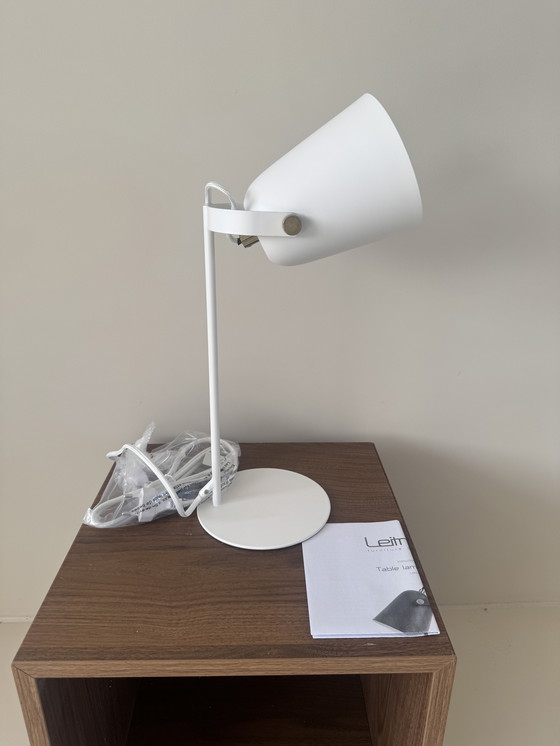 Image 1 of Leitmotiv Schreibtischlampe Steady - Matt Weiß - 12.5x36cm