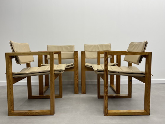 Image 1 of Chaises Cube d'Ate Van Apeldoorn, années 1970, ensemble de 4