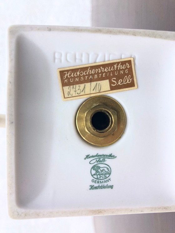 Image 1 of Kleine Mid Century Tischlampe von Hutschenreuther Design Hans Achtziger