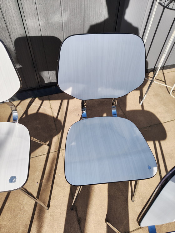 Image 1 of 4 Brabantia Formica kitchen chairs, 1960s