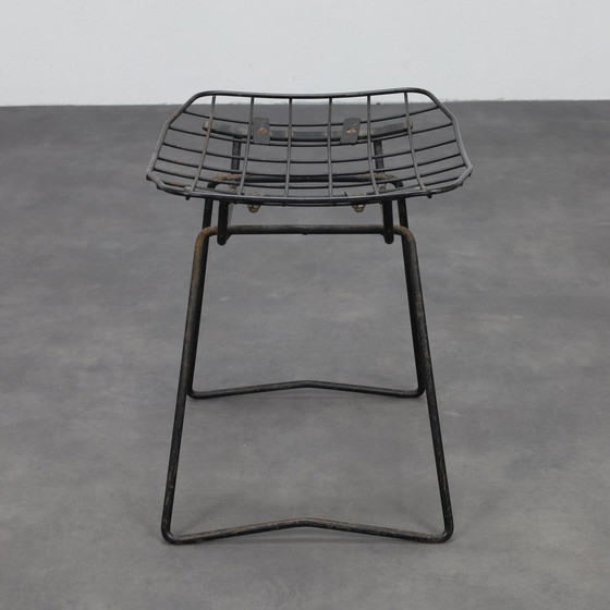 Image 1 of Vintage Stool Wire Steel Cees Braakman Pastoe