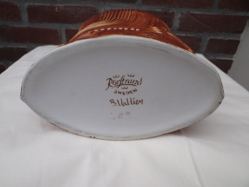 Signed Bertil Vallien Stoneware Vase Rörstrand Sweden 1980’s – vazen, Ceramic (photo 2 of 9)