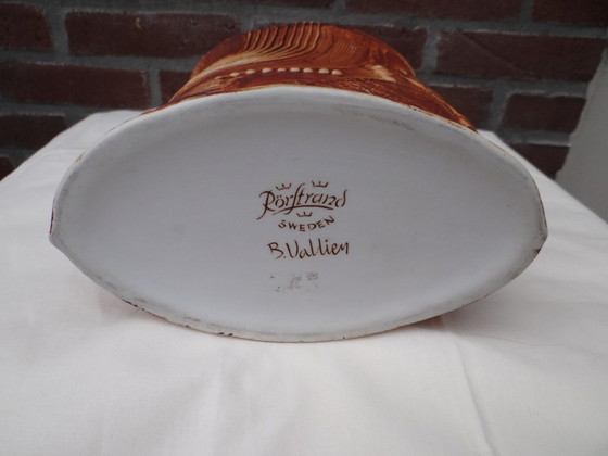 Signed Bertil Vallien Stoneware Vase Rörstrand Sweden 1980’s – Ceramic (photo 2 of 9)