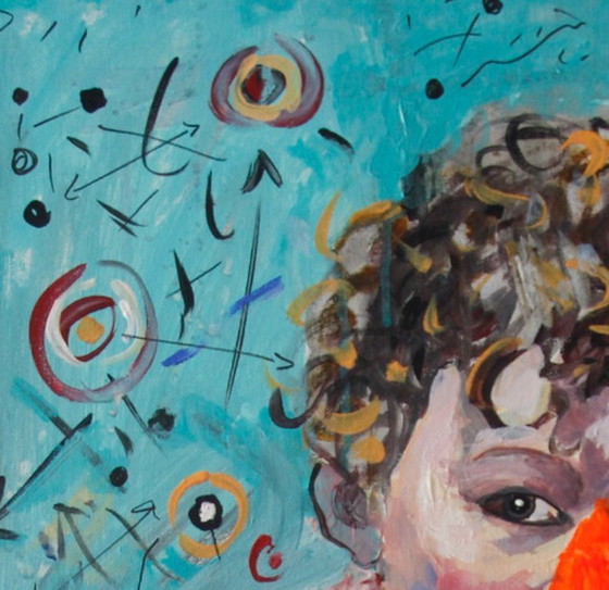 Image 1 of Ramón Gieling - 'Secret signs' – Acrylic on canvas