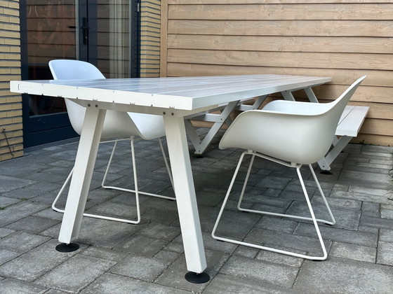 Extremis Outdoor Marina Collection Combo in Off-White 415 cm – Garden benches, Polyester, rvs (photo 15 of 15)