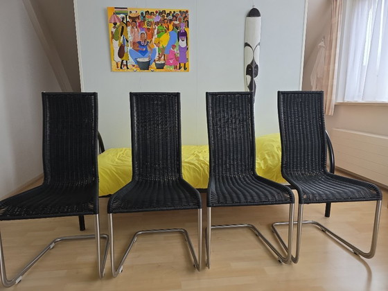 Image 1 of 4 tecte eetkamerstoelen