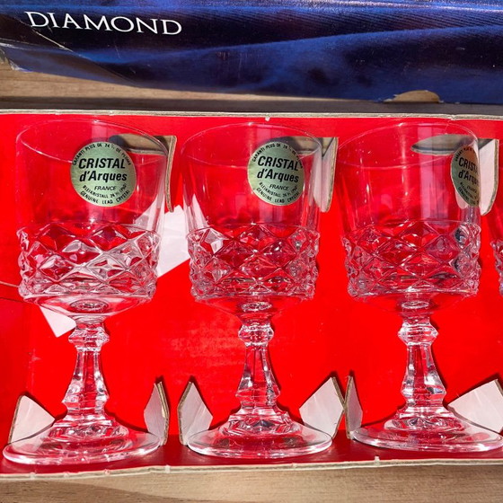 Diamante vetreria vintage Cristal d'Arques – Bicchieri e caraffe, Crystal, Glass (photo 5 of 5)