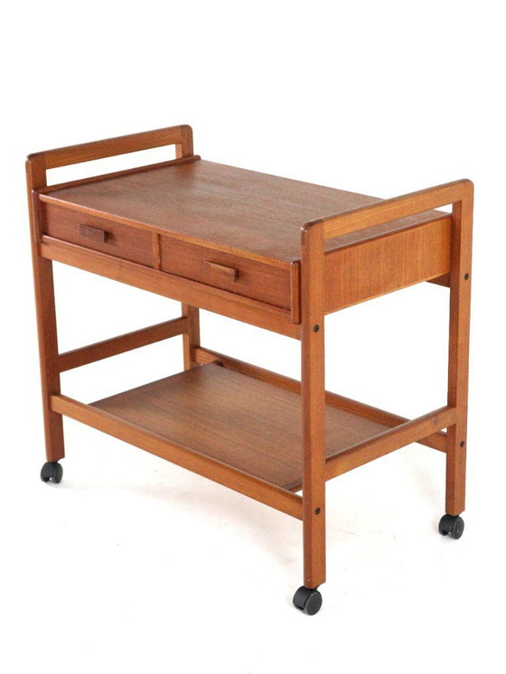 Image 1 of Danish trolley with two drawers 'Favrholt' vintage