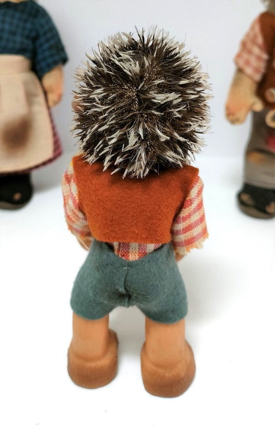 Image 1 of hedgehog family by Steiff