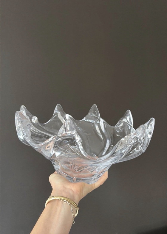 Bol à fruits en cristal Mid Century Modern | Art Vannes | 1960 – Verre (photo 3 of 8)