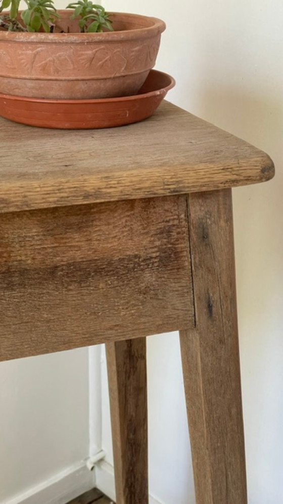 Vintage Oak Craftsman's Stand – Nightstands, Wood (photo 17 of 29)