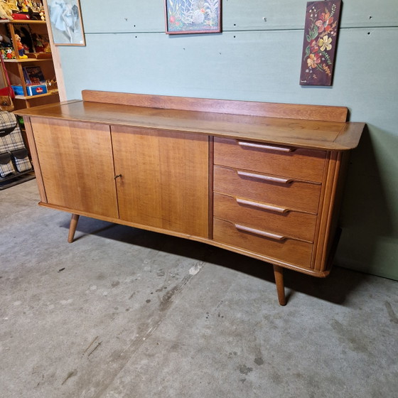 Credenza vintage anni '50 Mobile a muro Mobile TV – Credenze, Textile, Wood (photo 9 of 15)