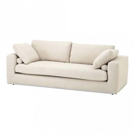 Splendido Divano Eichholtz Panama – Divani, Textile, Chrome (photo 3 of 4)