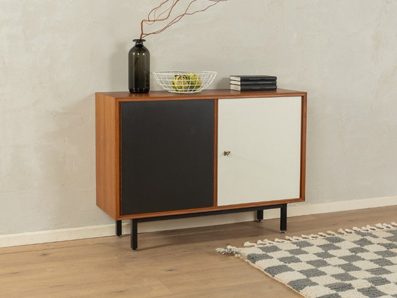 Image 1 of Credenza bianca e nera anni '60 di Heinrich Riestenpatt