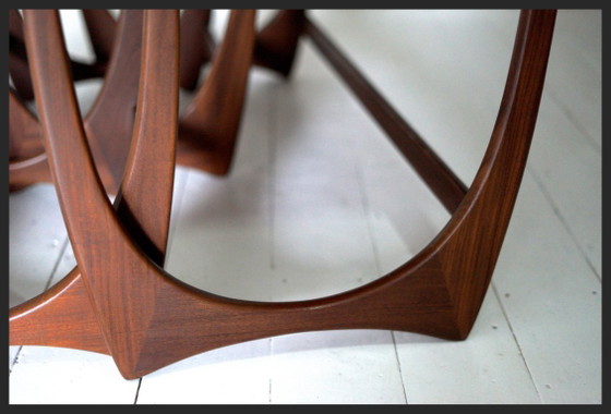 Coffee Table / Nesting Tables / G-Plan / Set of 3 / vintage / mid-century / teak, Wood, Brown (photo 14 of 14)