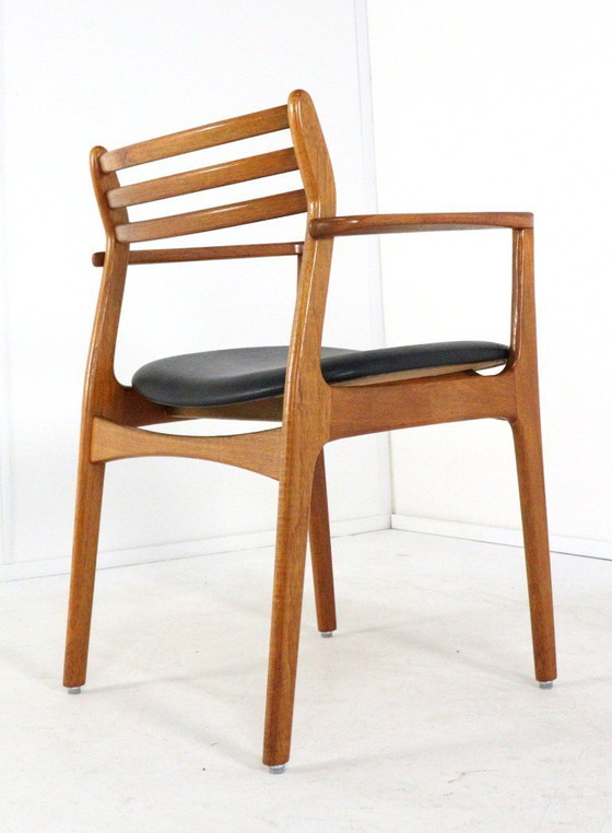 Image 1 of Ensemble de 5 + 1 chaises vintage danoises