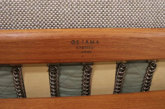Oak Danish design sofa by Hans Wegner model GE290 for Getama – 3-5 seaters, Wool, Scandinavian (photo 8 of 8)
